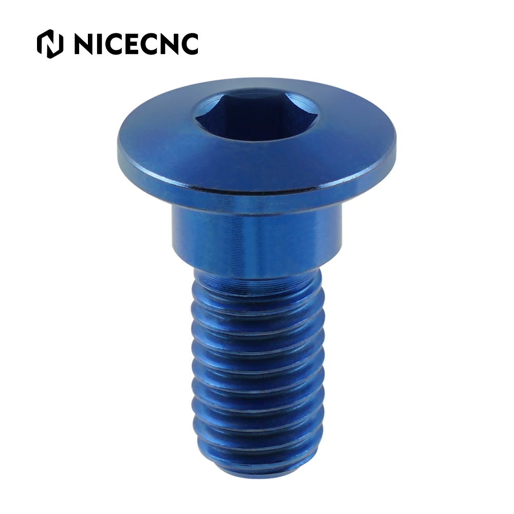 NICECNC Bolt For Yamaha Raptor 700 2006-2021 700R 2011-2021 700R SE 2014-2020 Rear Brake Rotor Screw ATV Accessories Titanium