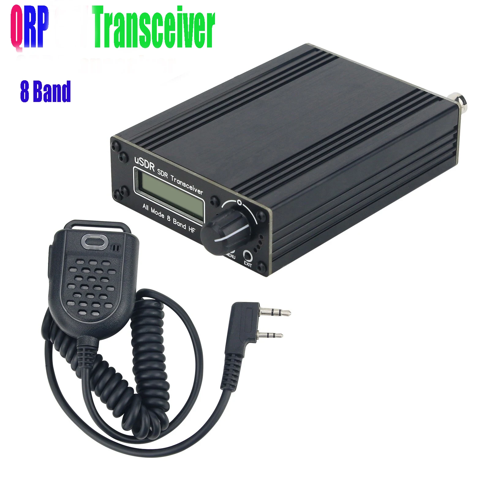 USDR USDX 10M/15M/17M/20M/30M/40M/60M/80M 8 Band SDR All Mode HF SSB QRP Transceiver Ham