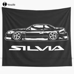 Nissann Silvia S13 180Sx 240Sx 200Sx Sr20 Sr20Det Tapestry Long Tapestry Blanket Tapestry Bedroom Bedspread Decoration