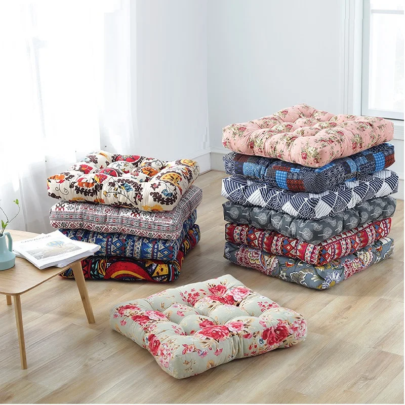 Cotton and Linen Increased Thickened Seat Cushions, Fat Pad, Futon Cushion