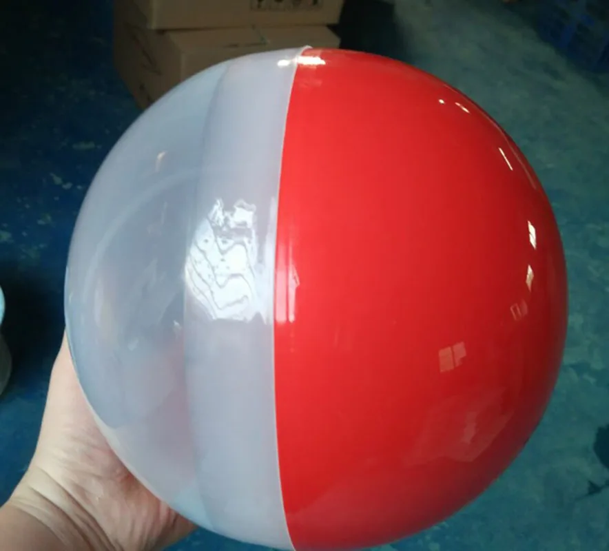 1pc 20cm Large Plastic Capsule 200mm Half Color Half Clear Plastic Balls Empty Vending Capsule Gift Package For Wedding Party