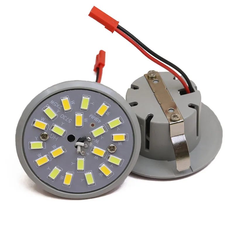 Recesso LED teto Downlight lâmpada, Double Round Spotlight, milho bulbo, copo, milho bulbo, 5W, 220V