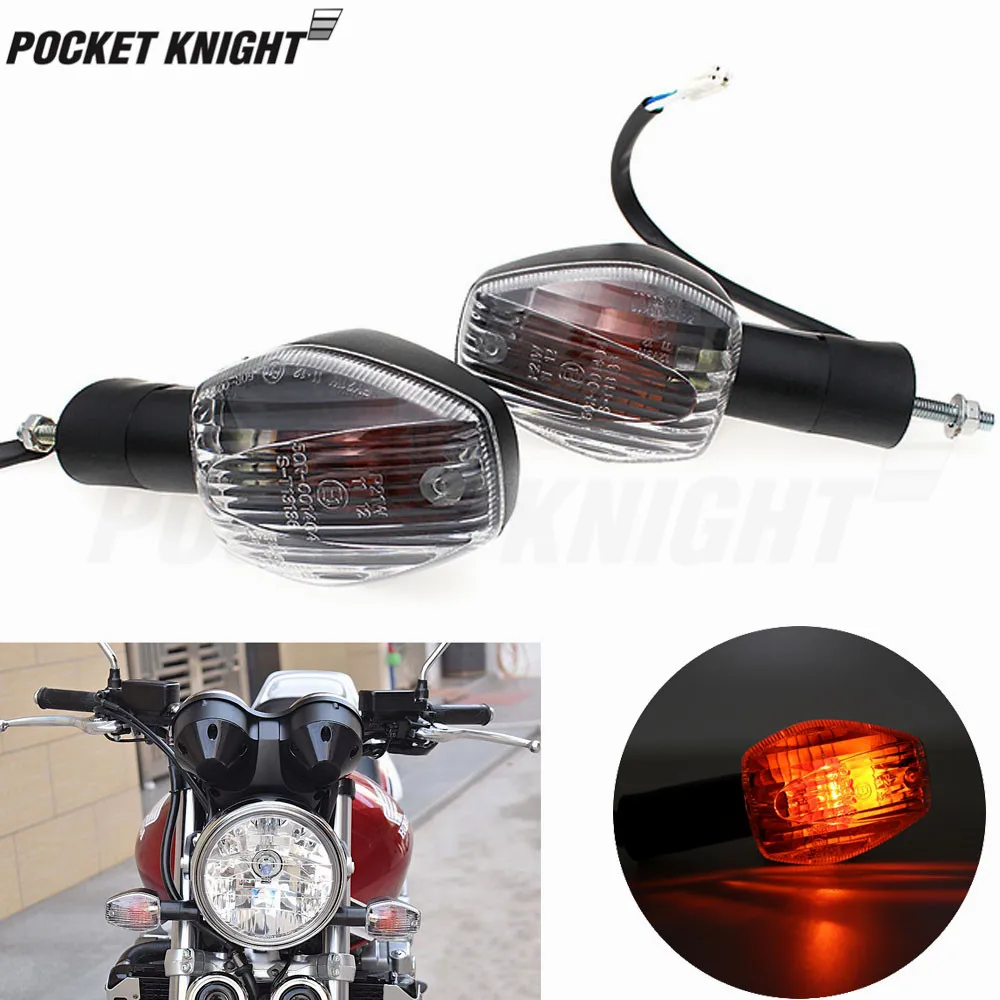 

Turn Signal Indicator Light For HONDA CBR 125R 900RR 1100XX RVT1000R RC51 VTR1000 CB400 VTEC III Motorcycle Blinker Lamp