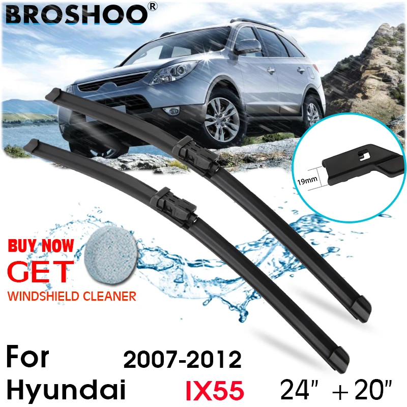 

Car Wiper Blade Front Window Windscreen Windshield Wipers Blades Arm Auto Accessories For Hyundai IX55 24"+20" 2007-2012