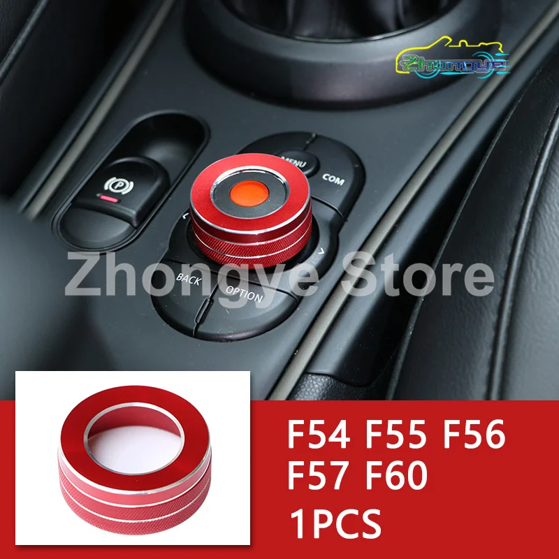 

Car Multimedia Adjusting Knob Decorative Cover For MINI ONE Cooper F54 F55 F56 F57 F60 Aluminum Alloy Modification Accessories