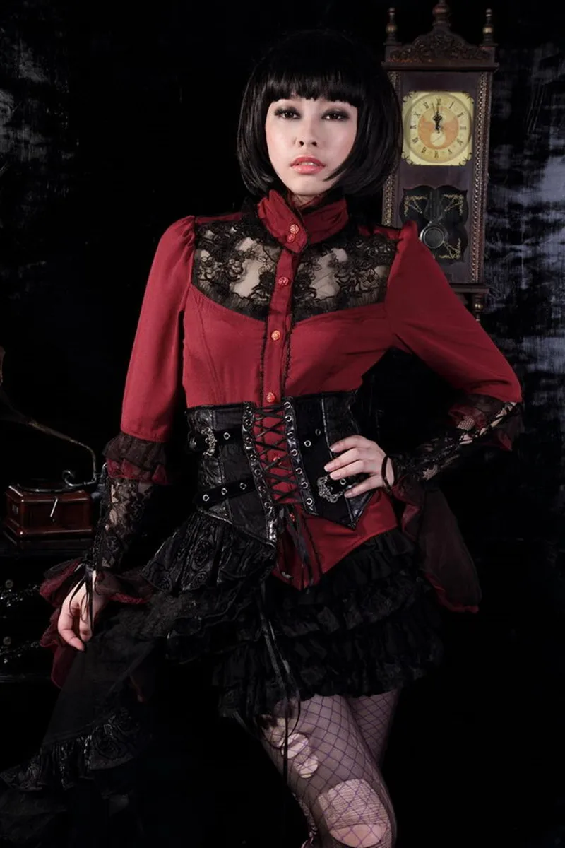 Vrouwen Gothic Accessoires Burlesque Vintage Victoriaanse Riem 21107 Rqbl