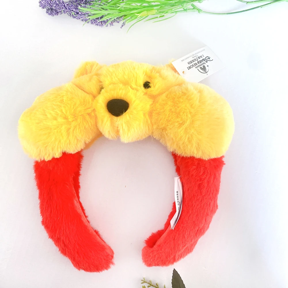 Disney ตุ๊กตาสัตว์ผม Hoop Hairband ที่คาดผมแบบผ้าอุปกรณ์เสริมผู้หญิงสาวของเล่นเด็กเด็กเครื่องแต่งกาย Headband Cosplay ของขวัญ