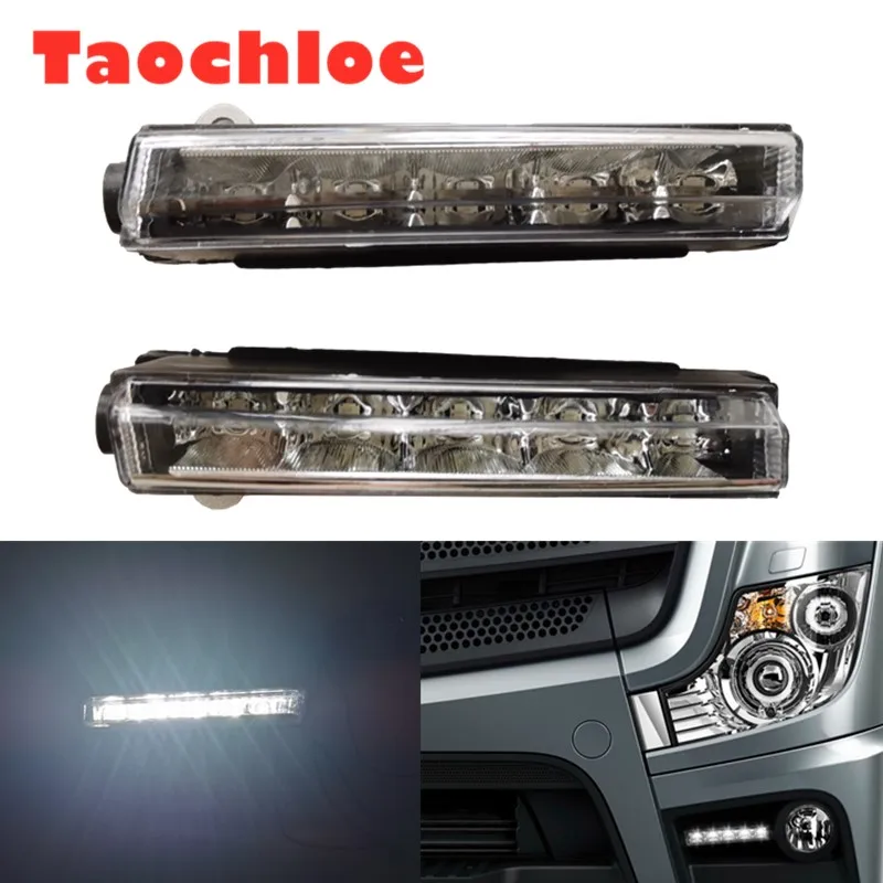 1Pc dla Benz Truck DRL LED dla Mercedes MP2 MP3 Actros 2008 światła światła dzienne 2008 oem:A9438200856