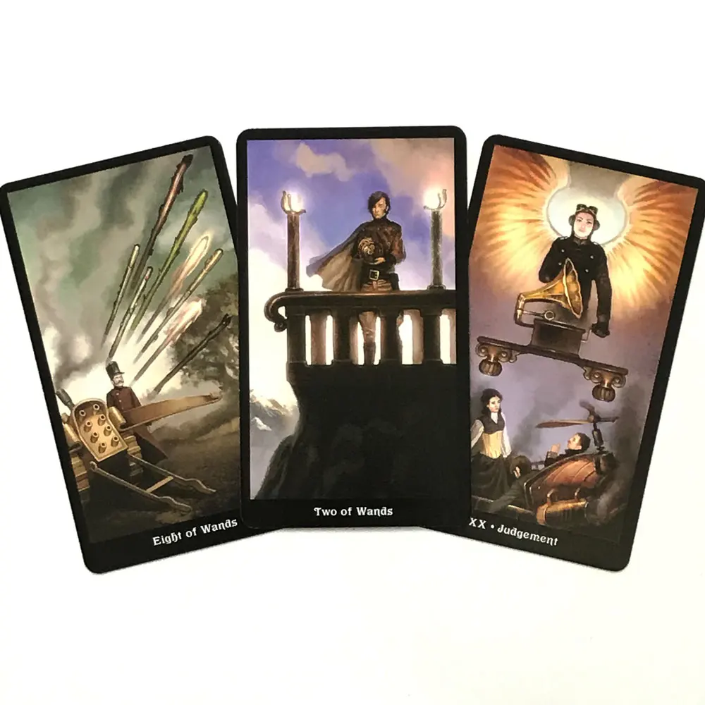 The Steampunk Tarot Oracle Card For Entertainment Fate Divination Card Game Tarot And A Variety Of Tarot Options PDF Guide