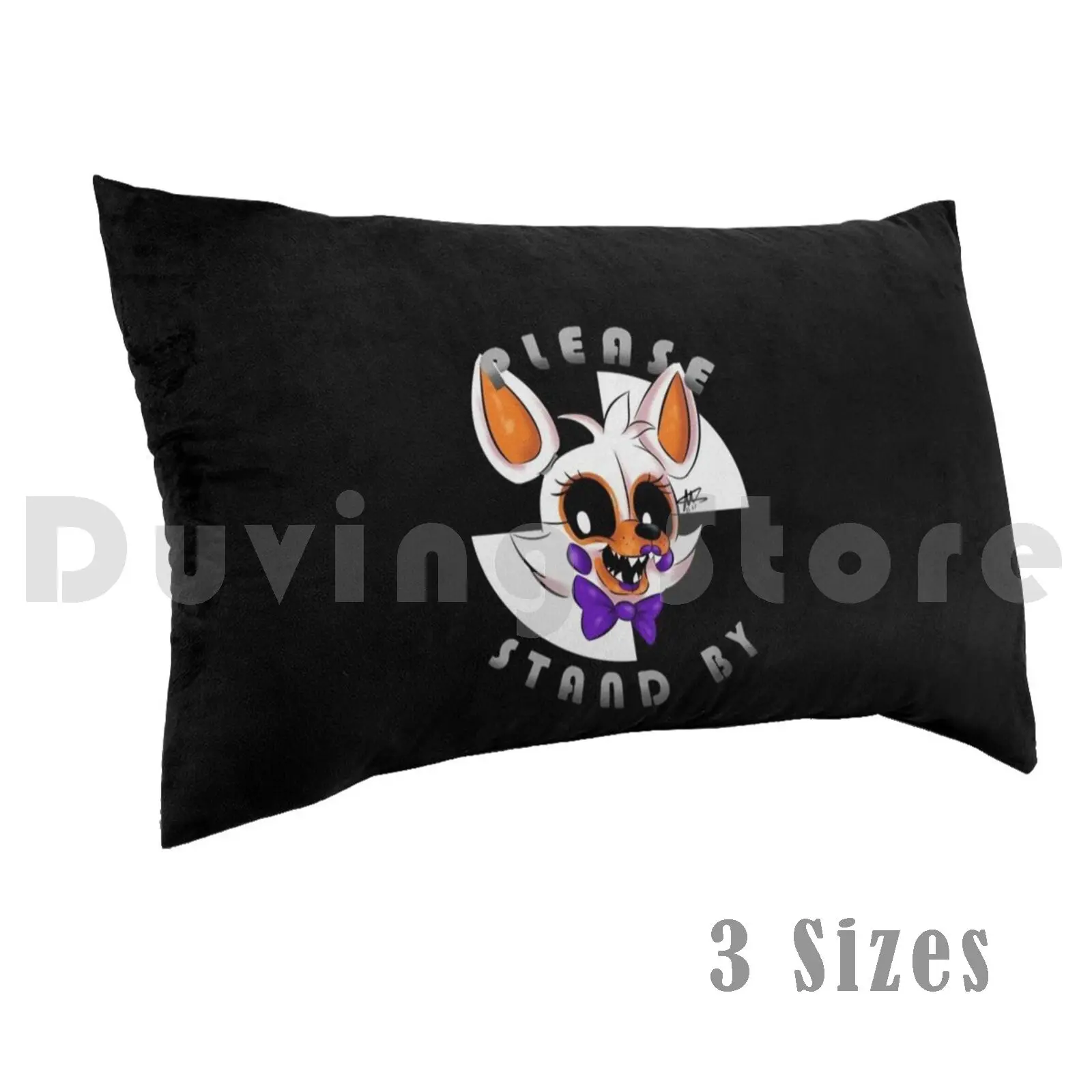 L-O-L , Please Stand By! Pillow Case Printed 35x50 Fnaf Lolbit Mangle Foxy Funtime