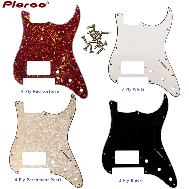 

Накладка Pleroo на гитару-для США, 11 отверстий для винтов, накладка Floyd Rose Tremolo Bridge PAF Humbucker H, Накладка для царапин