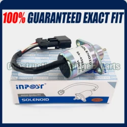 New Fuel Shutoff Solenoid For Kubota V1505 D1505 Engine 1503ES-12A5UC9S SA-4561-T