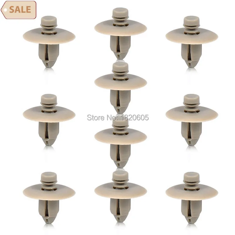 10/100PCS Door Snap Clips Door Trim Panel Fender Push-Type Retainer For Chrysler 300C / Sebring / Compass Plastic Fasteners