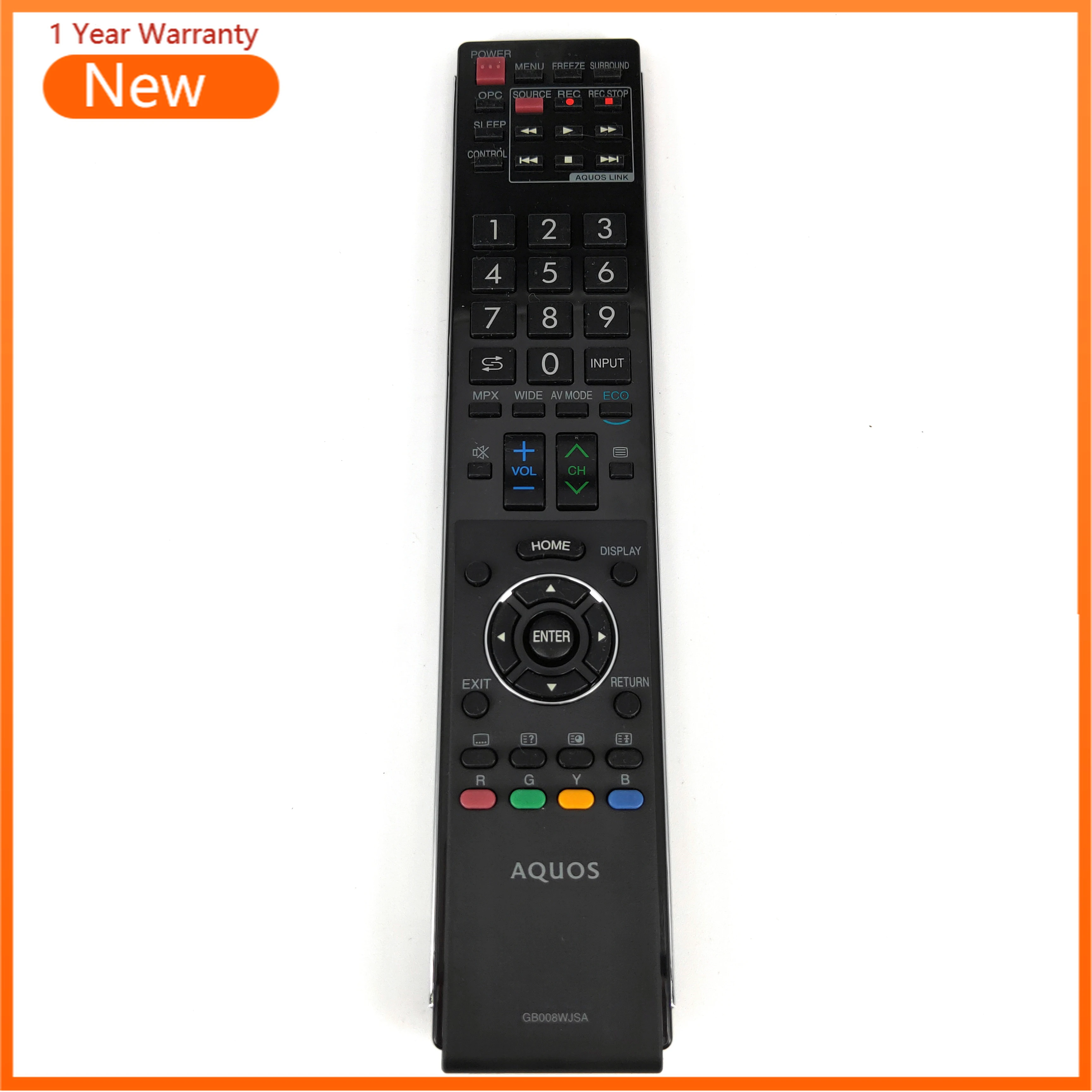 

For SHARP AQUOS LCD LED TV Remote Control REC TV Remote Control REC Fernbedienung