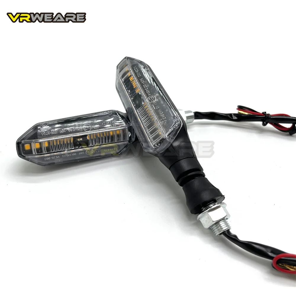 2pcs Universal Motorcycle Led Turn Signals Lights 12 Leds dicator Arrow Blinker Lamps For Kawasaki Honda Yamaha Suzuki