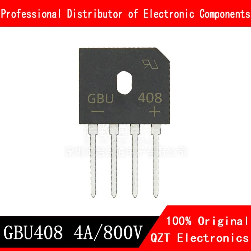 10pcs/lot GBU408 4A 800V original IC new and original In Stock
