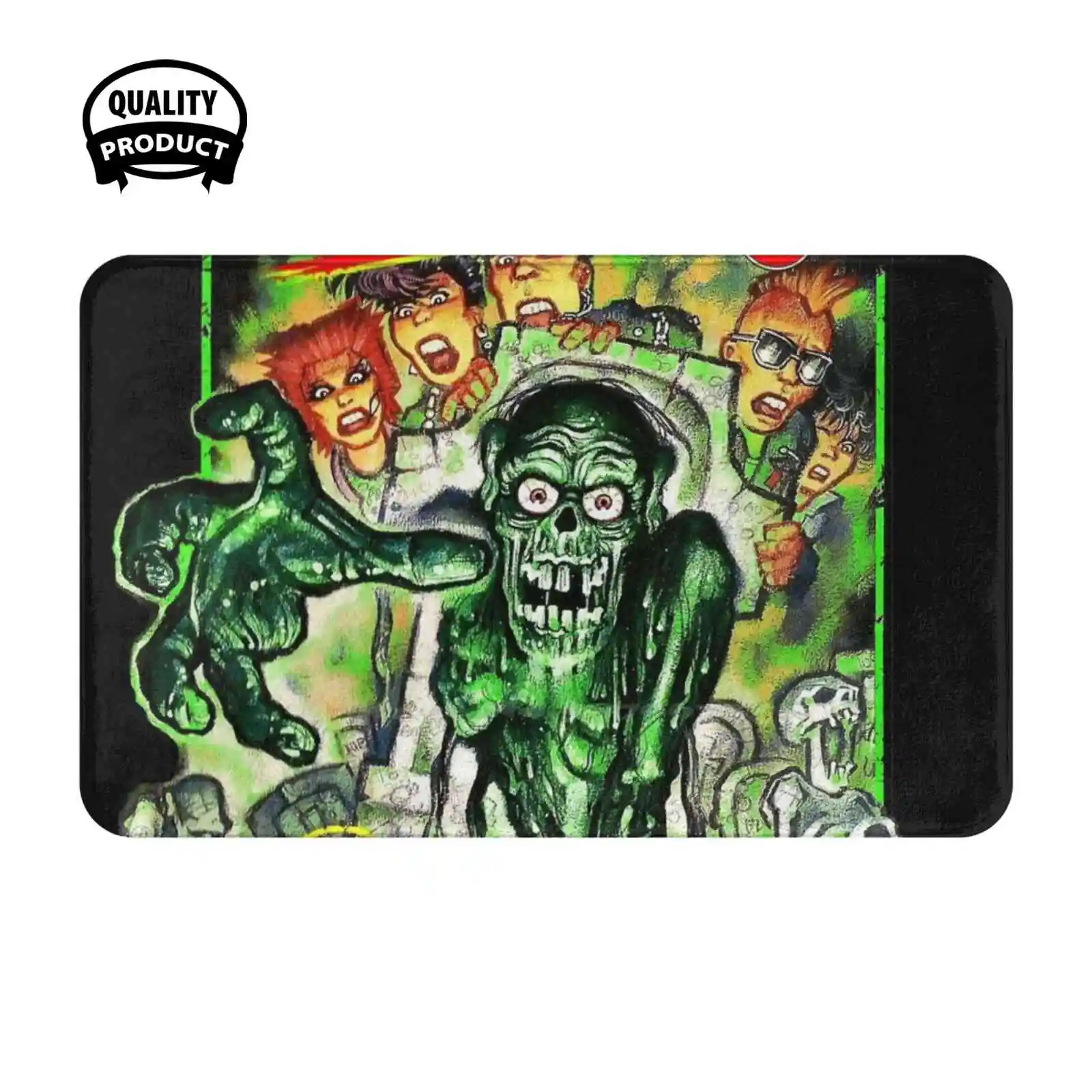 The Return Of The Living Dead Uk Vhs Cover Soft Cushion Home Carpet Door Mat Car Rug The Return Of The Living Dead American