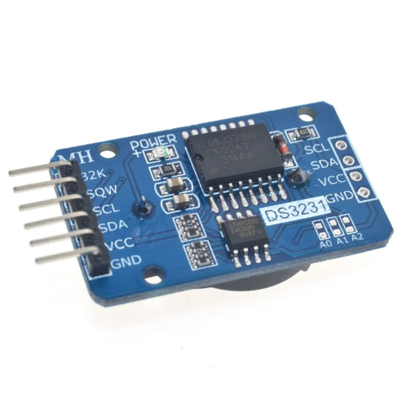 Ds3231 at24c32 iic módulo de relógio de precisão ds3231sn módulo de memória ds3231 mini módulo em tempo real 3.3v/5v para raspberry pi