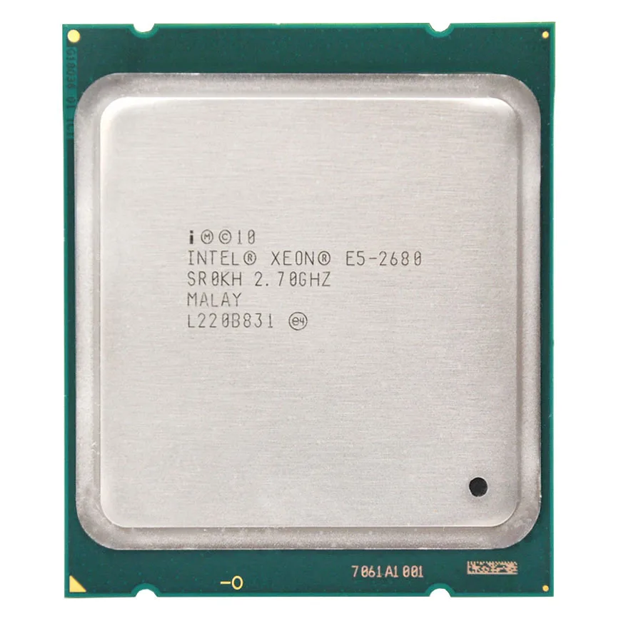 Intel Xeon E5 2680 E5-2680 Processor 2.7GHz 20M Cache 8 GT/s LGA 2011 CPU Suitable X79 motherboard