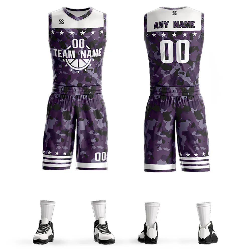 Customized Basketball Suit Printed Letters Customized Design Team Name/Number Basketball Jerseys Men's/Women's/Youth