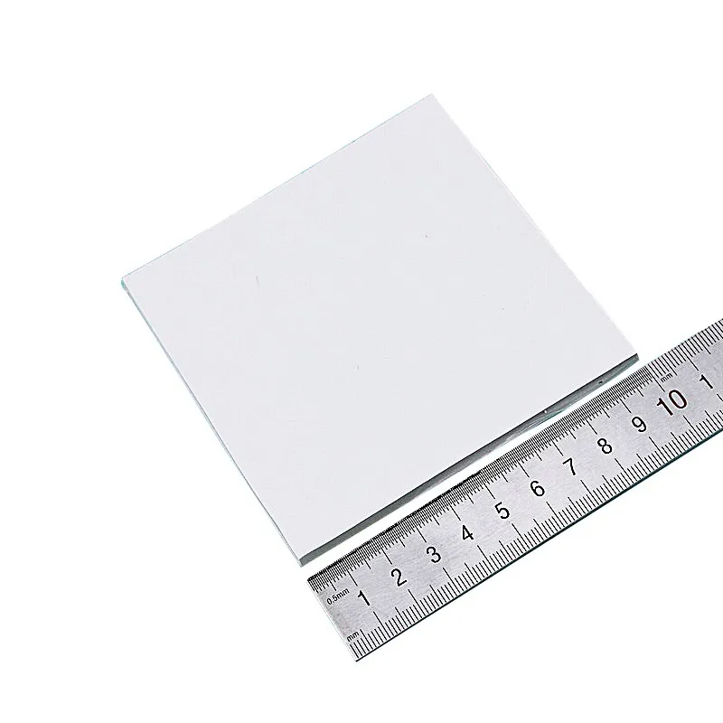 5 Pcs Waktu Luang 100 Mm X 2.5 Mm 2.5 Mm Ketebalan Putih CPU Shim Pad 100X100X2.5 MM Konduktif Bantalan Termal