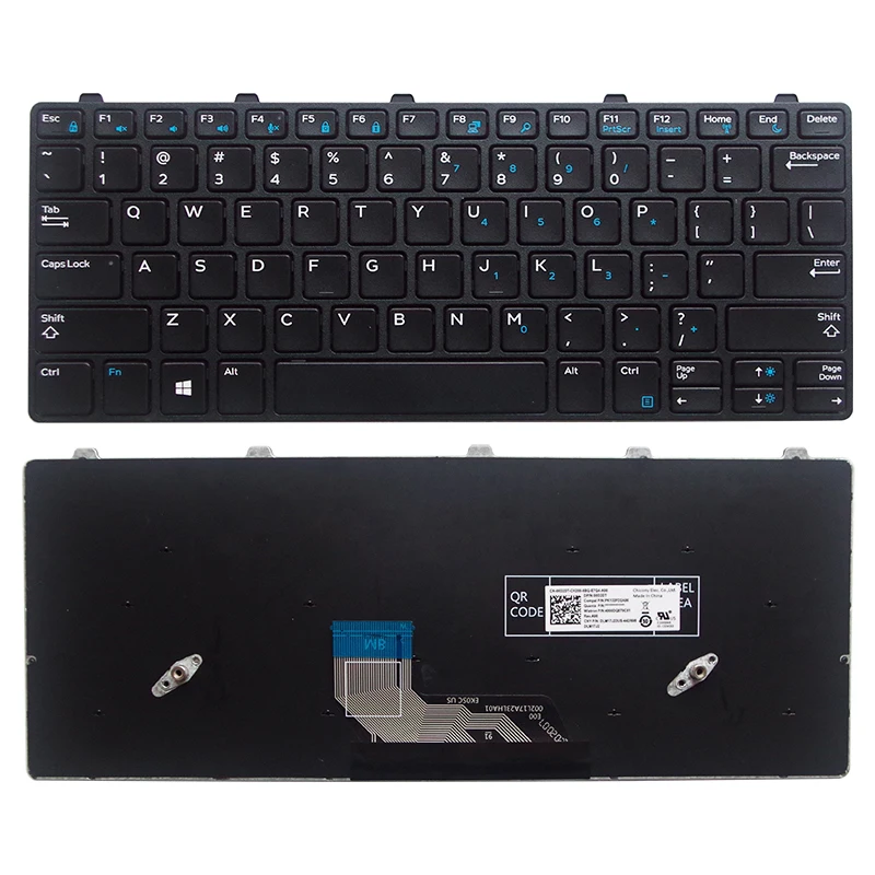 US Laptop Keyboard For DELL Chromebook 11 3180 3189 3190 3191 3380 2-in-1