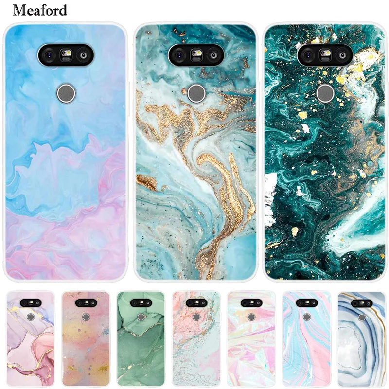 Marble Case For LG G5 Luxury Soft Silicone Back Cover Phone For LG G5 Case H860 H850 F700L Coque TPU Cartoon Funda Fashion Shell