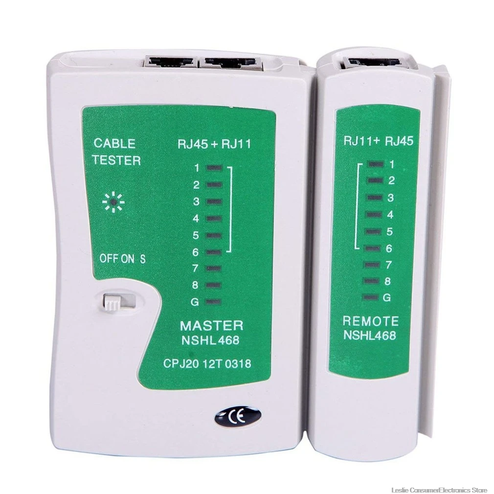 Rede Lan Cable Tester Teste Rj45 Rj-11 Cat5 Utp Ferramenta Ethernet Cat5 6 E Rj11 8P Rede Portátil Cable Tester dropshipping quente