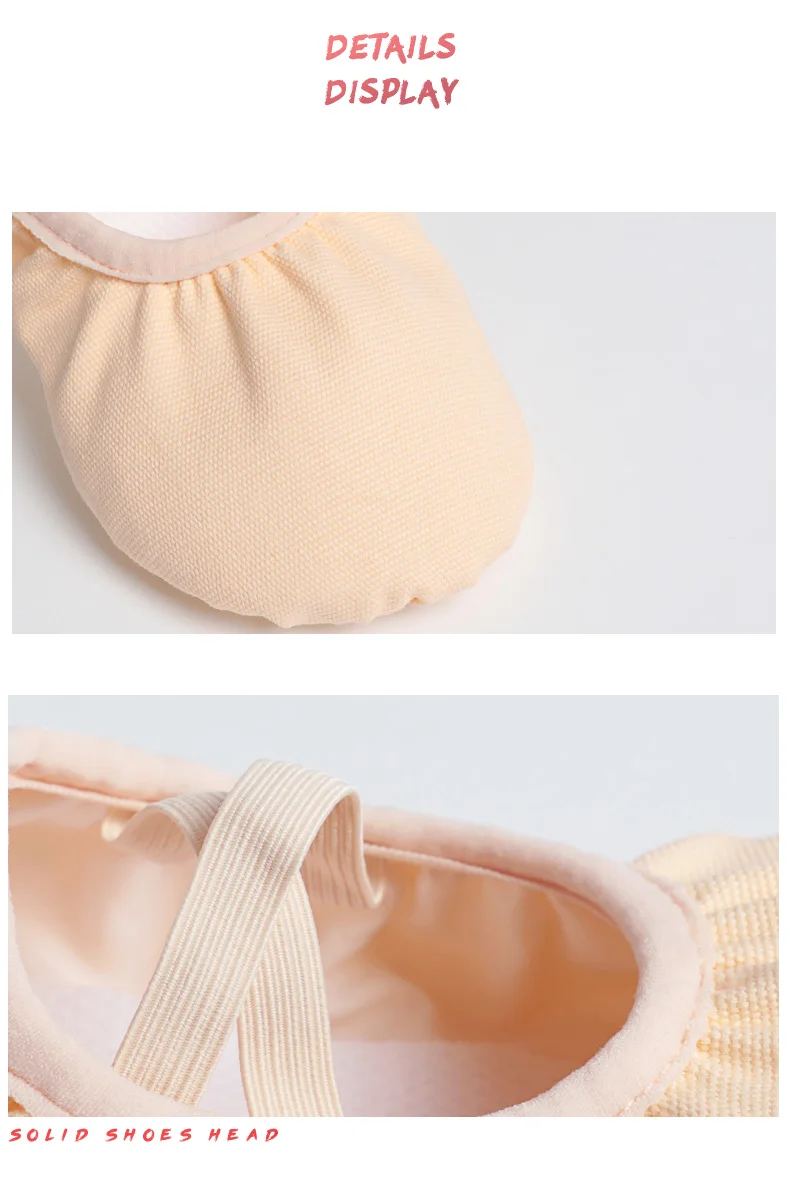 Frauen Ballett Schuhe Leinwand Mädchen Tanz Hausschuhe Split Sohle Gymnastik Yoga Tanzen Schuhe Kinder Erwachsene Ballerina Schuhe – Detail 13