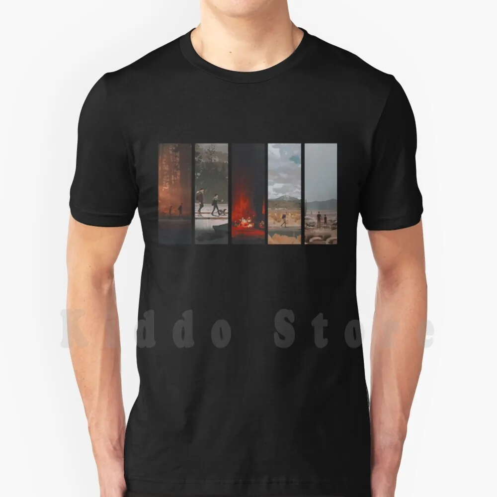 Life Is Strange 2 Journey T Shirt DIY Big Size 100% Cotton Life Is Strange Life Is Strange 2 Lis Lis 2 Sean Diaz Daniel Diaz