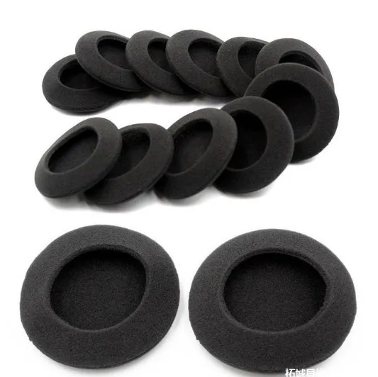 100Pcs Foam Ear Pads เปลี่ยนเบาะหูฟังหูฟังหูฟังชุดหูฟังถุงมือฟองน้ำหูหูฟัง35มม.45มม.50มม.70มม.