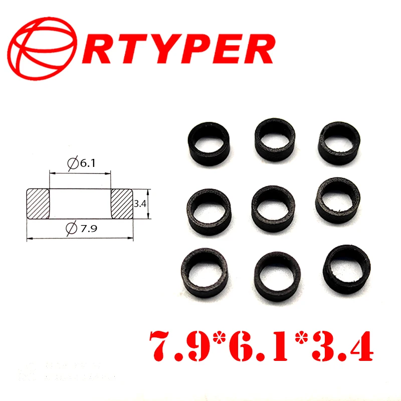 100/200/500PCS 7.9*6.1*3.4 12638530 0261000114 GHI Fuel Injector Plastic Seal 06h906036g 0261500092 0261500096 84212195 7591623