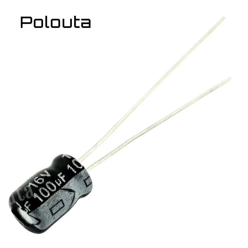 2 Pcs/lot Polouta In-line Aluminum Electrolytic Super Capacitors Element 120UF 400V 18*30mm Direct Plug Components