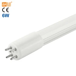 Water Filter UV Disinfection Lamp 6W 4 Pins - Sanitizing Water Purification Lamp for Home Water Filter Systems