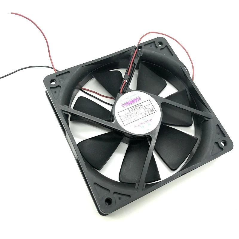 

Original 12025 DC 12V 12cm Fan Router Switch Cooling Wind Fan 12CM G1225M12B 0.35A Quiet Cooling Fan