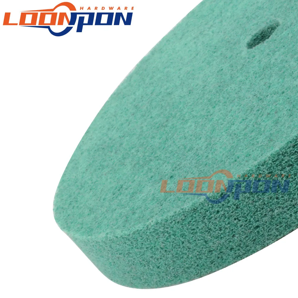25mm/1 zoll Dicke Nylon Faser Polieren Rad vlies Unitized Rad 9P 320# 1Pc