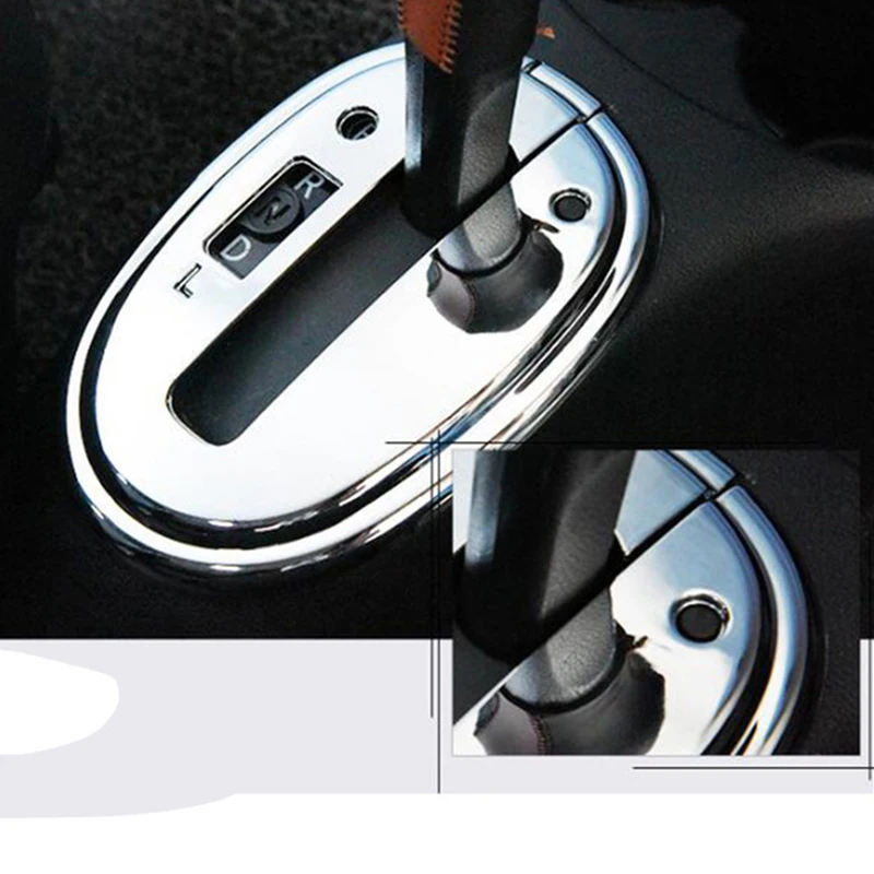 2011 2012 2013 2014 2015 2016 For Nissan Sunny Car Gear Shift Knob Frame Panel Cover Trim ABS Chrome Auto Styling Accessories