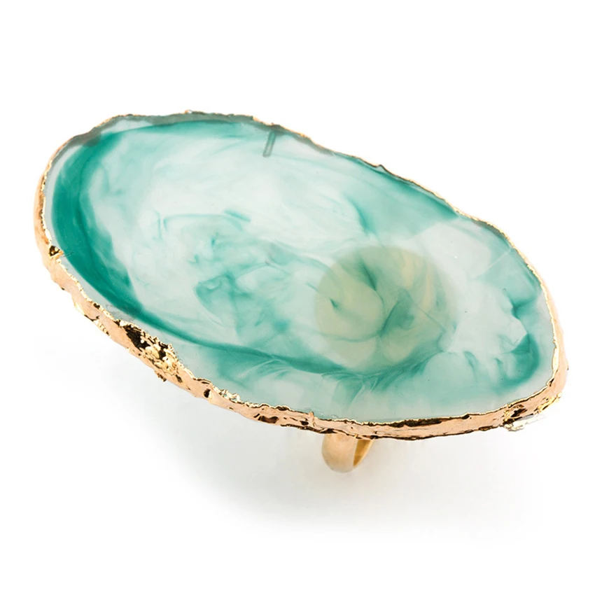 Nhựa Móng Tay Nghệ Thuật Bảng Màu Với Ngón Tay Vòng móng Tay Nghệ Thuật Tranh Hỗn Hợp Ô Màu Vàng Viền Móng Gel Màu Trang Điểm Bảng Hiển Thị