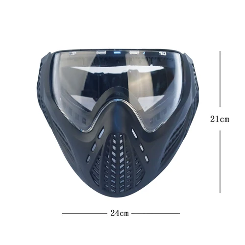 Imagen 2 del producto Máscara fantasma táctica con gafas antiniebla, máscara facial completa Airsoft para exteriores, juegos de guerra, caza, Paintball, máscara protectora