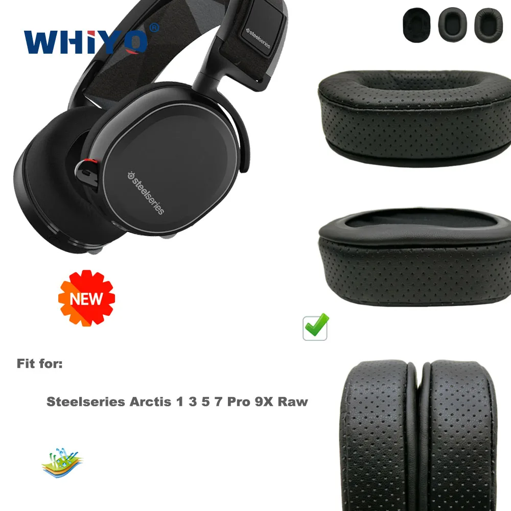 

New Upgrade Replacement Ear Pads for Steelseries Arctis 1 3 5 7 Pro 9X Raw Headset Parts Leather Cushion Velvet Earmuff Earphone