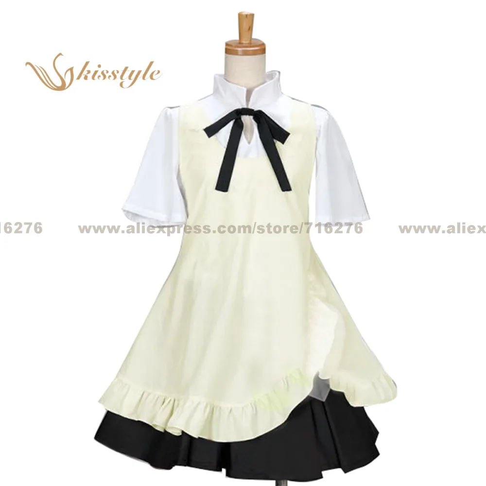 

Kisstyle Fashion Working!! Wagnaria!! Wagnaria Housemaid Lolita Dress Uniform COS Clothing Cosplay Costume,Customized Accepted