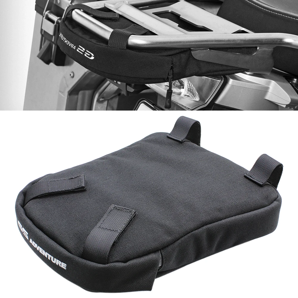 Motorcycle Rear Frame Bag Rear Tail Mobile Phone Tool Bag For BMW R1200 GS LC Adv R 1250 GS Adventure 2014-2020 Nylon Black