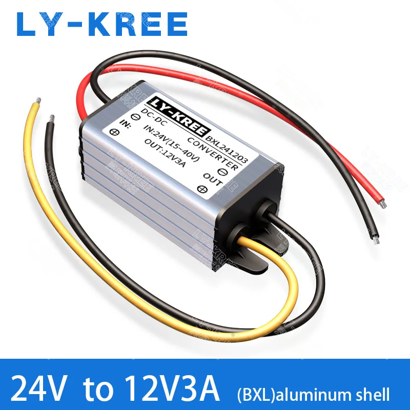 LY-KREE 24v zu 12v konverter 1A 3A 5A 10A 20A 30A 40A schritt-down modul dc dc 24v bis 12v step down converter dc netzteil