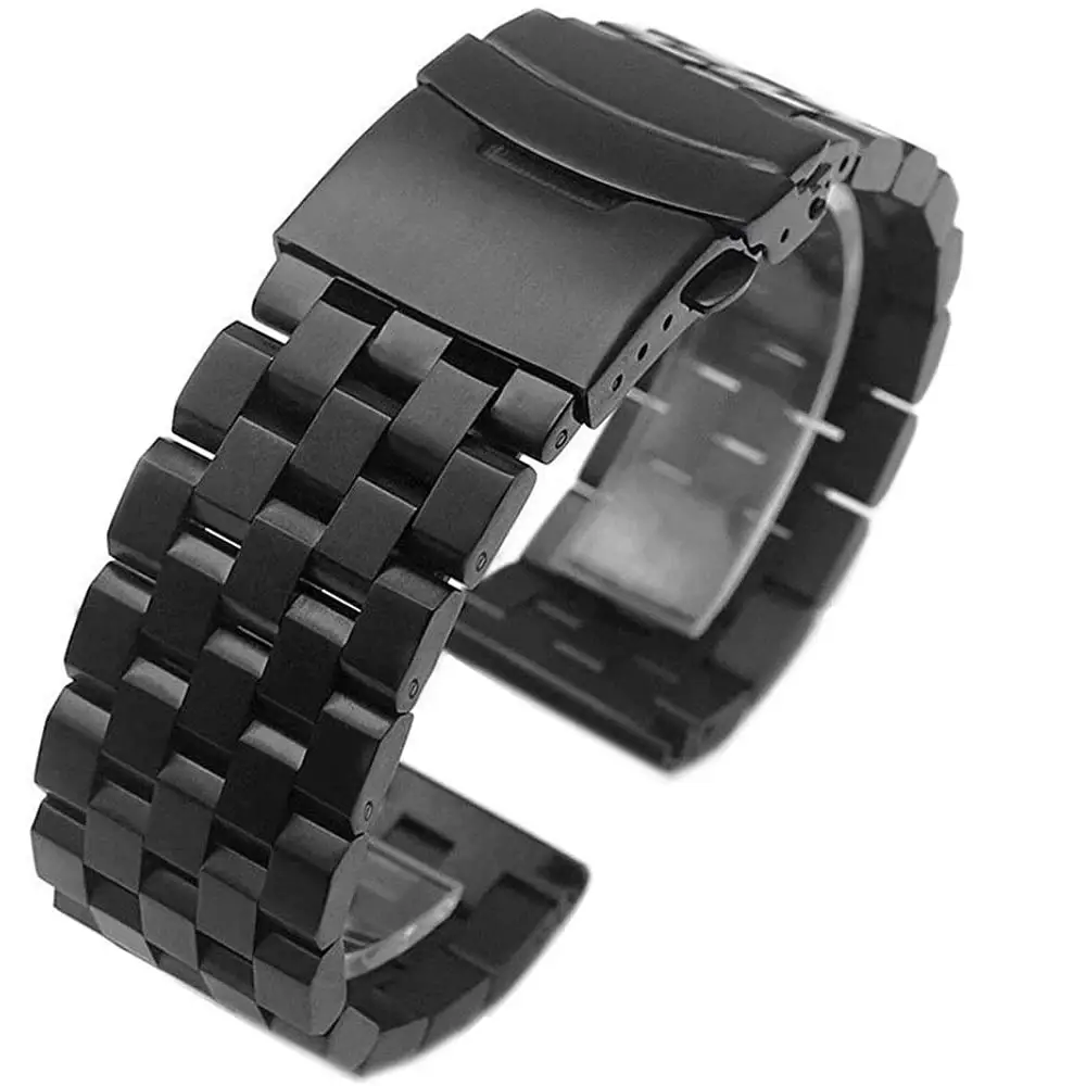 Zhangeer Premium Full Solid Stainless Steel Watch Band Men Watch Straps Wristband Bracelet 18mm 20mm 22mm 24mm 26mm With Tools