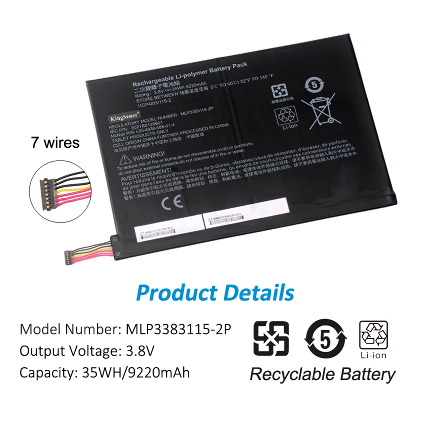 KingSener MLP3383115-2P Batterie Für HP Pavilion x2 10-j013tu 10-j014tu j024tu 10-j025tu 10-k000ng 10-N003TU MH461171 789609-001