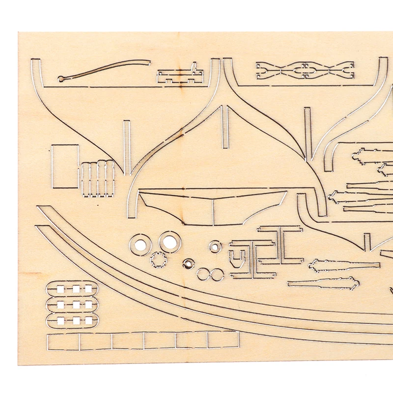 Handgemachte Holz Segelboot Schiff Kits 1:100 skala DIY Modell Spielzeug Hause Dekoration Boot Geschenk Spielzeug Holz Schiffe Modell Montage Spielzeug – Detail 4