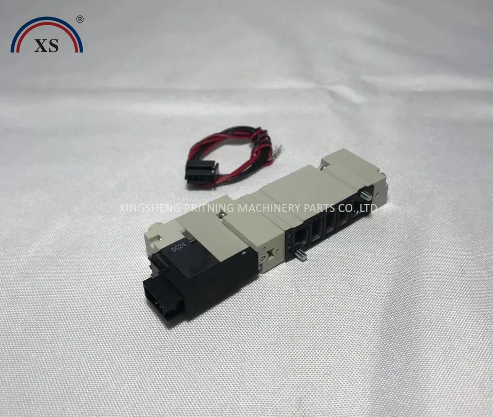 KOMORI AIR VALVE SOLENOID VALVE  A12GS25X-1P-S QUALITY PRINTING MACHINE PARTS XL105 CX102 CD102 SM102 CD74