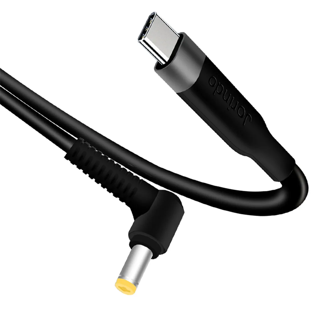 JORINDO Type-C male plug to DC5.5*1.7MM plug type c pd charging cable for acer aspire portable adapter，65W,20V,3.25A