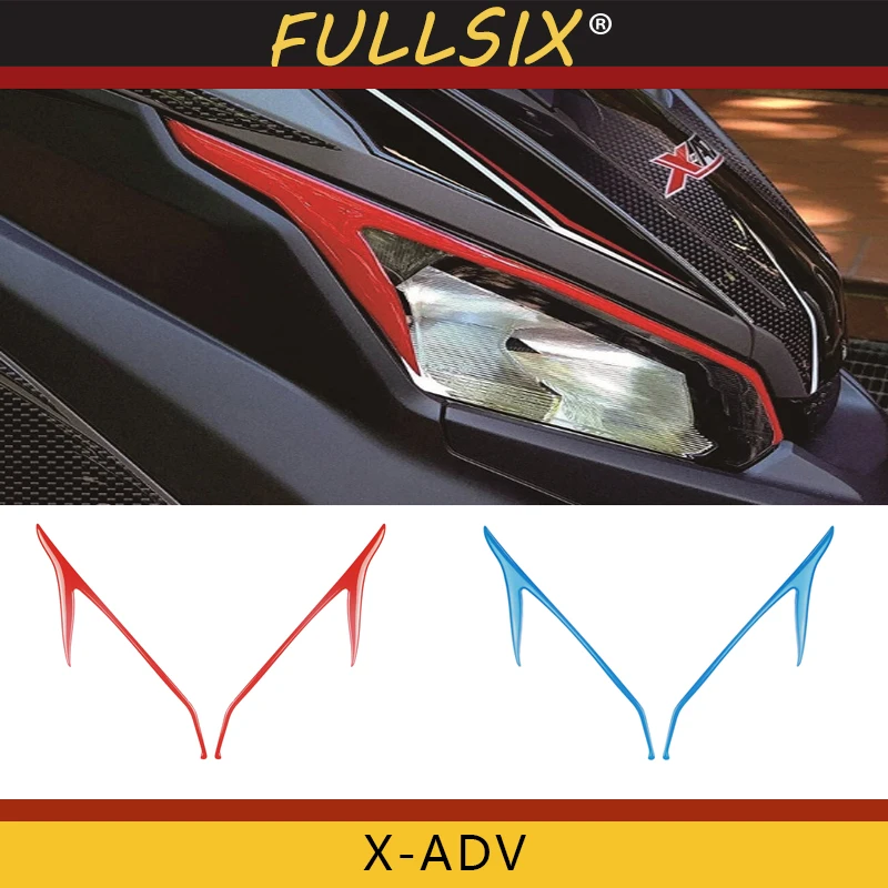 

New Motorcycle headlight sticker for HONDA X-ADV xadv 750 headlight decoration 3M applique headlight sticker light eyebrow