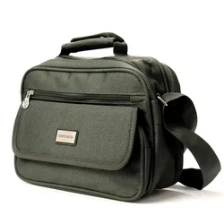 POOLOOS-Bolsa de mensajero de negocios para hombre, bolso de hombro Oxford impermeable, bolsos cruzados de viaje, Y0027